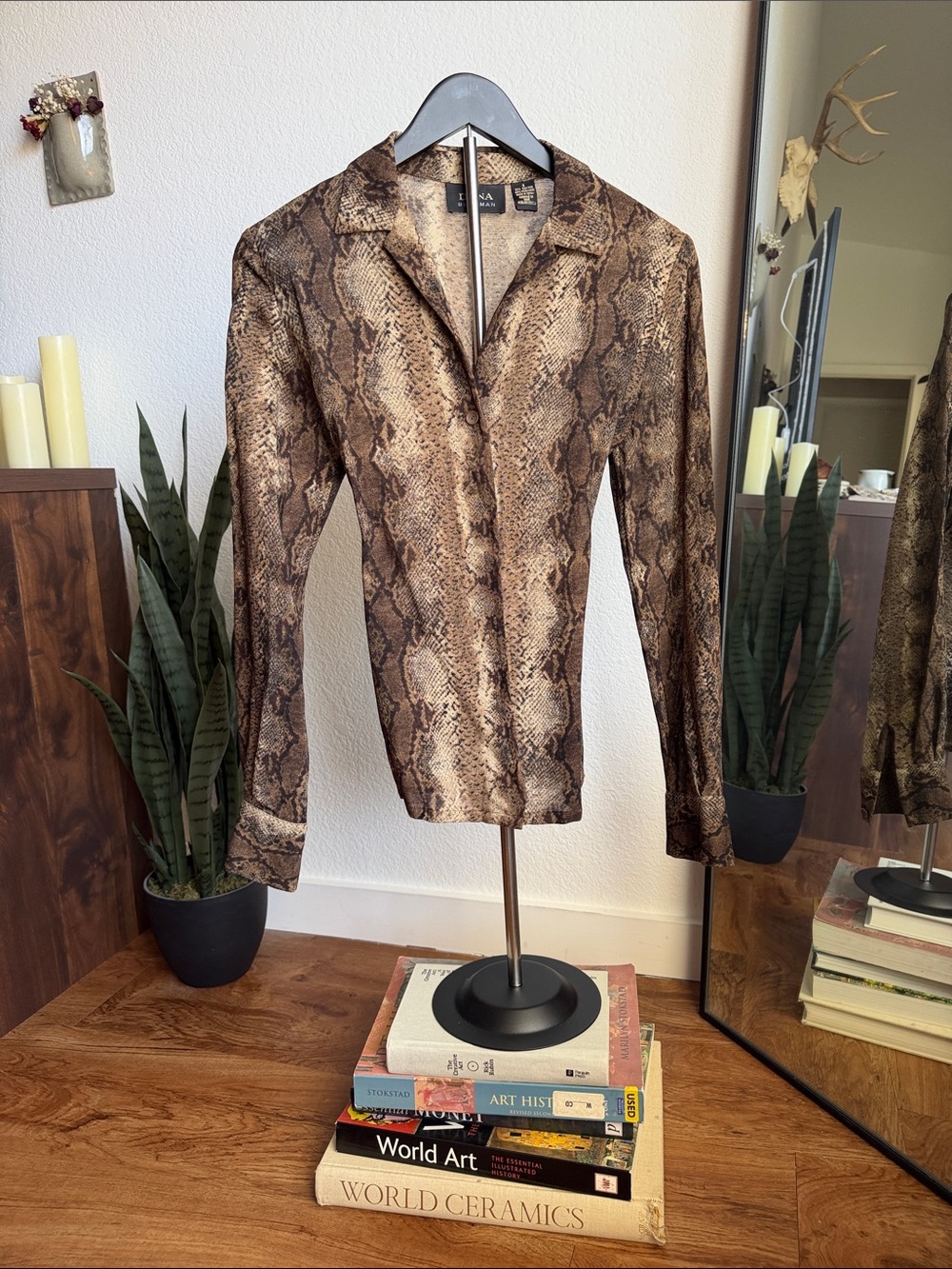 Silk Dana Buchman Button Down